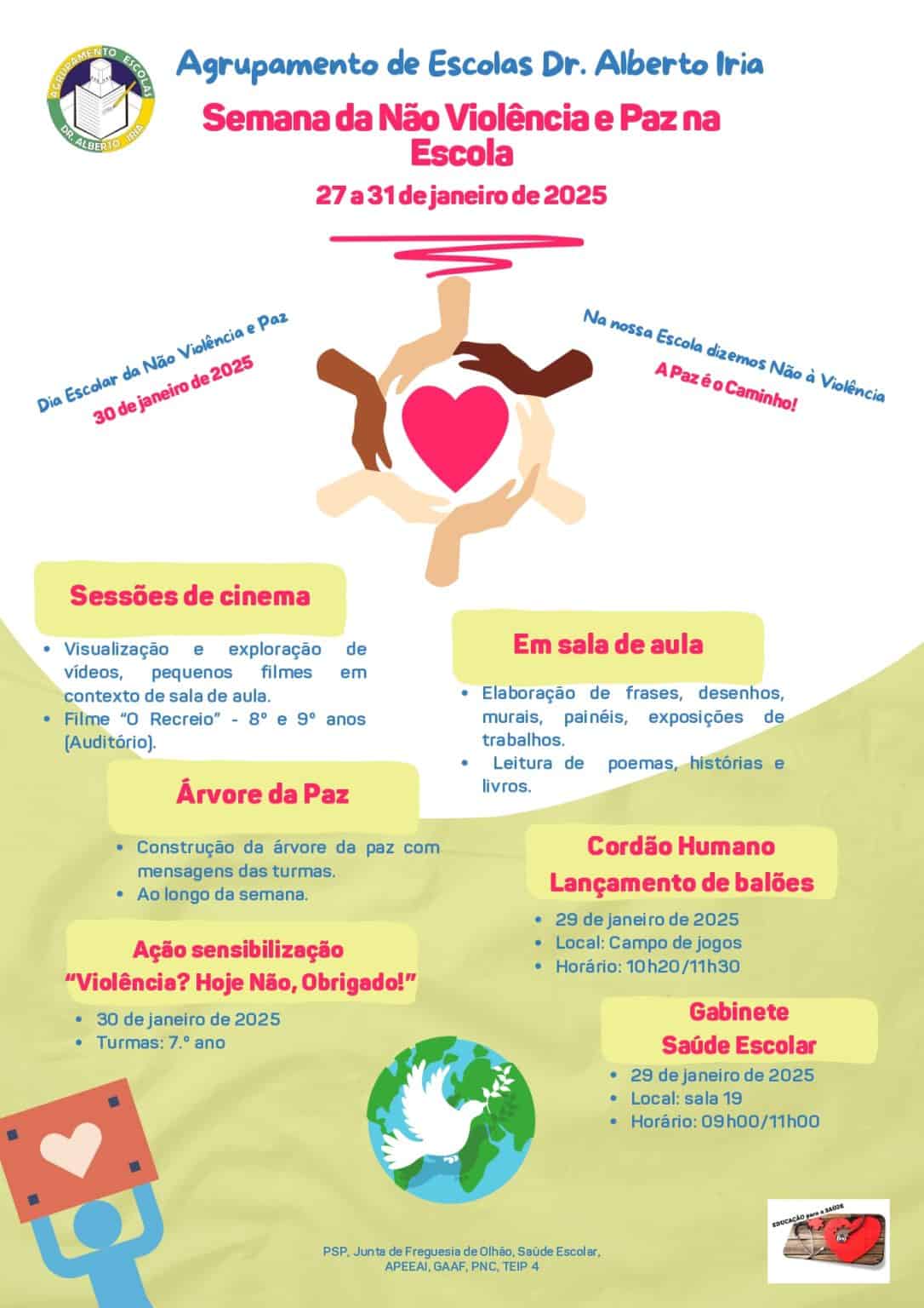Semana da Não Violência e Paz na Escola - AE Dr. Alberto Iria