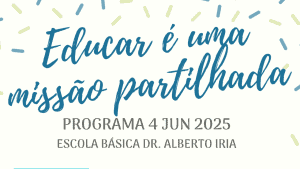 Educar é uma missão partilhada na Escola Básica Dr. Alberto Iria, promovendo o desenvolvimento de competências e valores para o futuro dos alunos em Póvoa de Varzim.