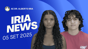 Notícia sobre o jornal AE Dr. Alberto Iria, destaques e datas importantes.